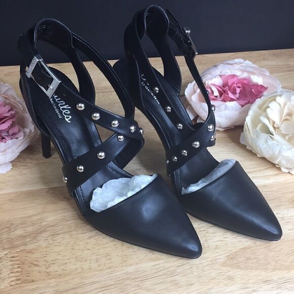 Charles David Black Leather Pumps 5.5M - Picture 8 of 8